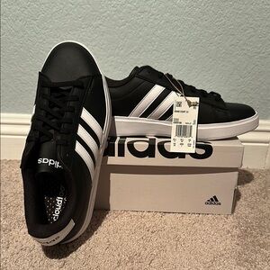 Adidas Black and White Sneakers Classic Design